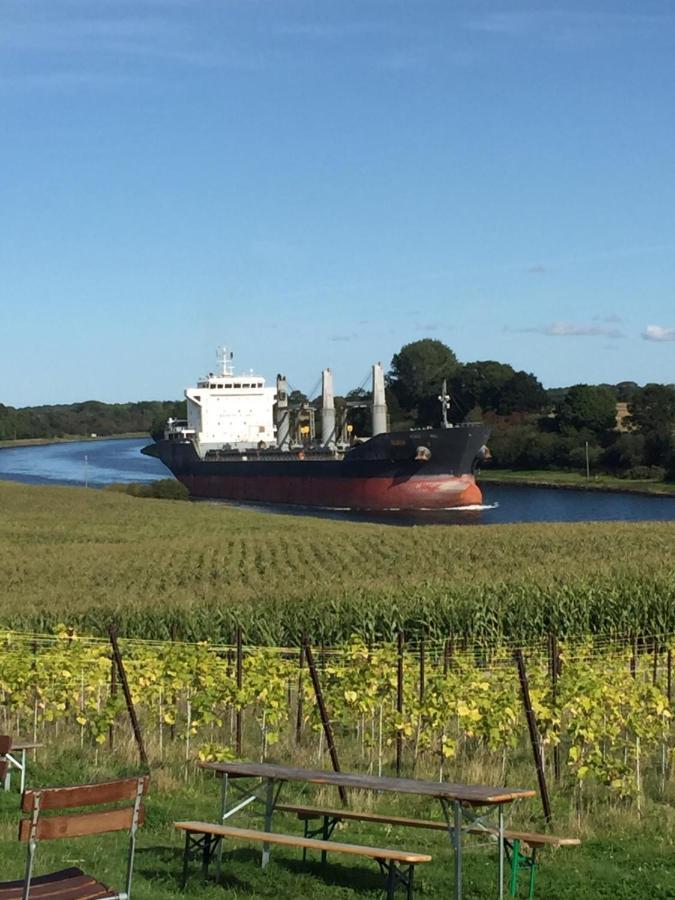 Traumhafte Ferienwohnung Nahe Dem Nord-Ostsee-Kanal Quarnbek 外观 照片